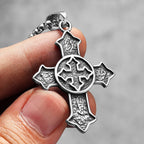 PENDRA Religion Cross Steel Necklace