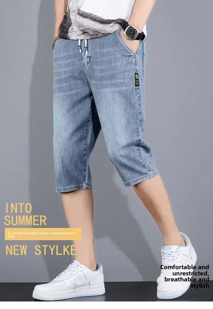 PENDRA Elastic Waist Thin Pants
