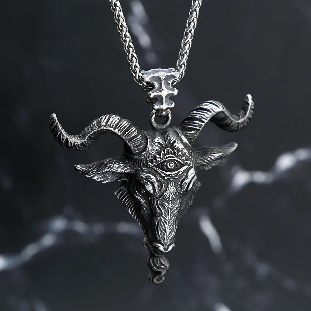 PENDRA Vikingcrest Stainless Steel Viking Ring