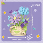 PENDRA Pot Rose Micro Building Set