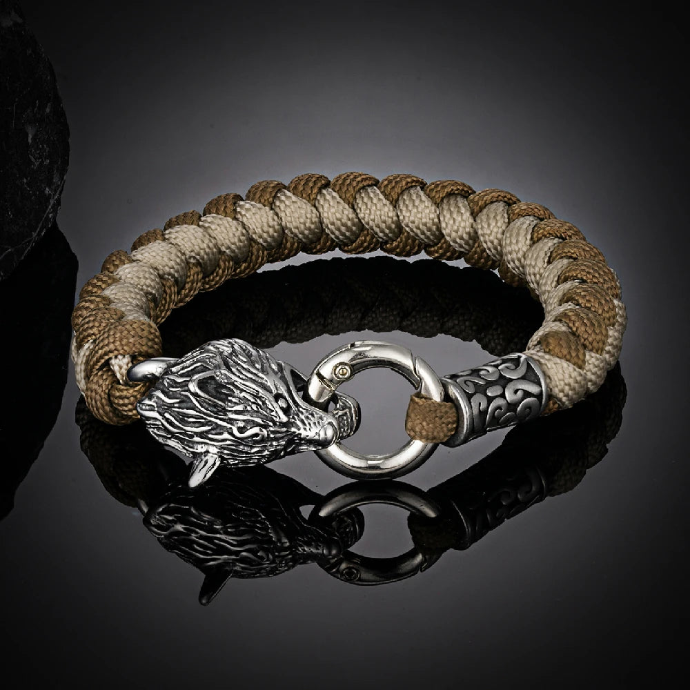 PENDRA Wolf Classic Steel Bracelet