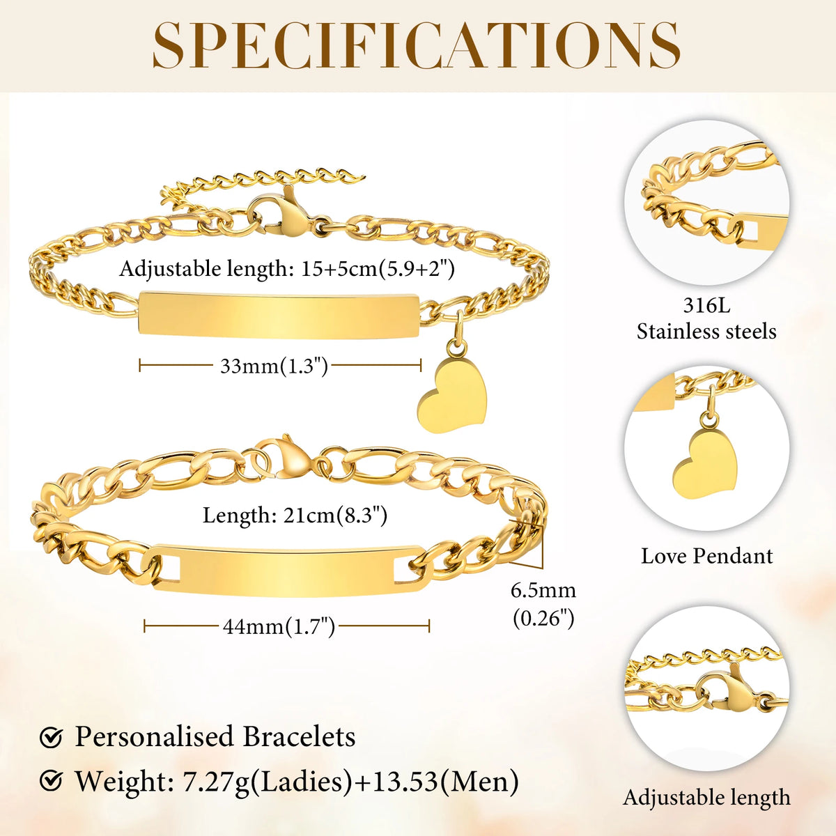 PENDRA Aevvane Custom Engraved Bracelet