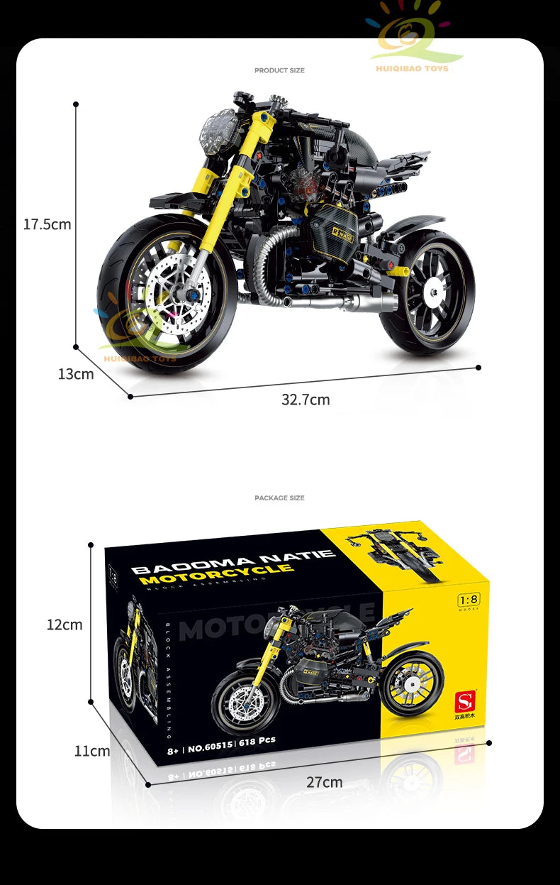 PENDRA High Tech Motorbike Toy Set