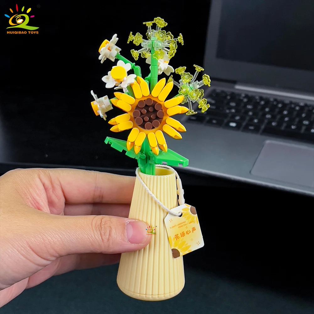PENDRA Pot Sunflower Micro Building Set