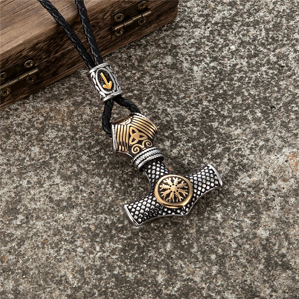 PENDRA Beaded Norse Necklace