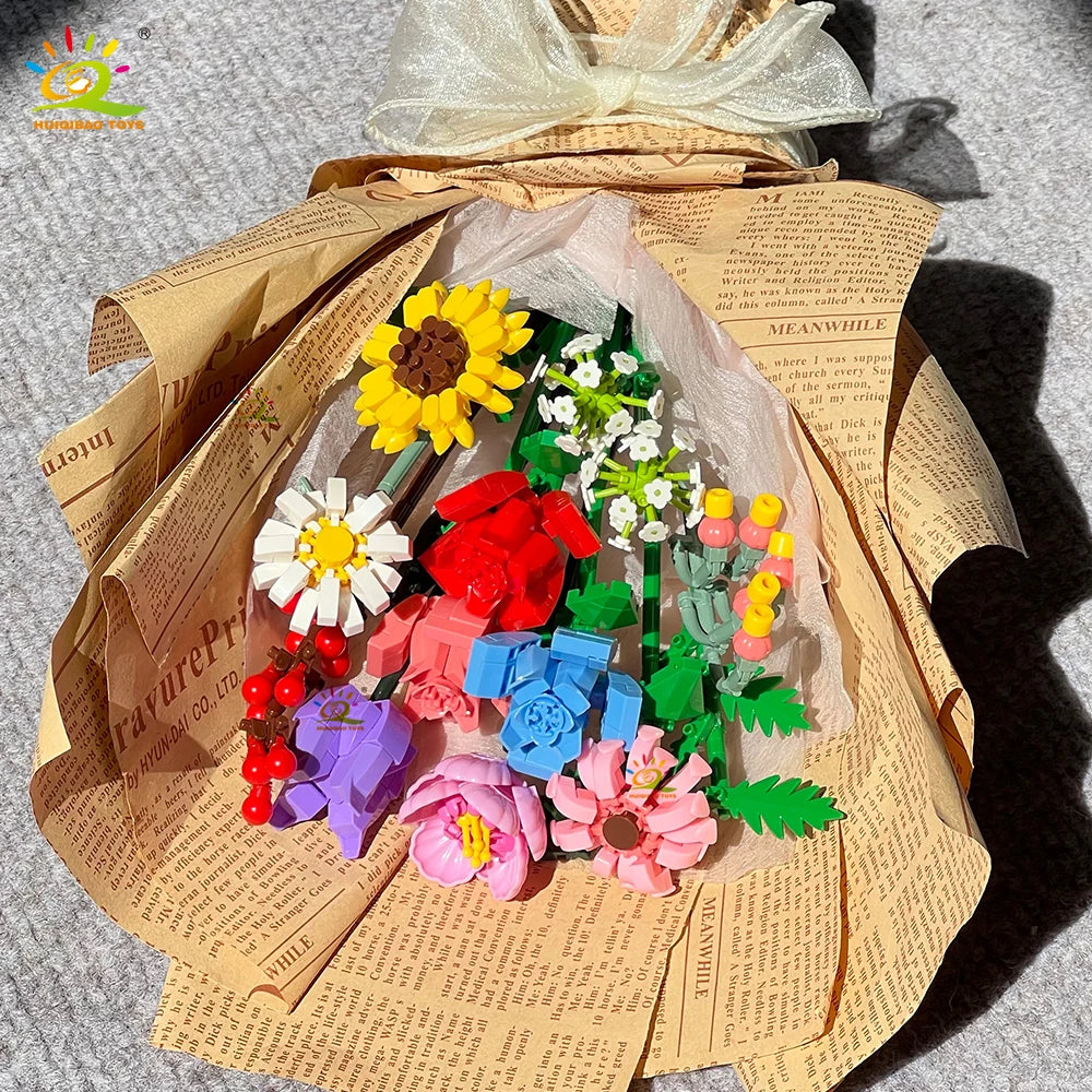 PENDRA Bouquet Rose Micro Building Set
