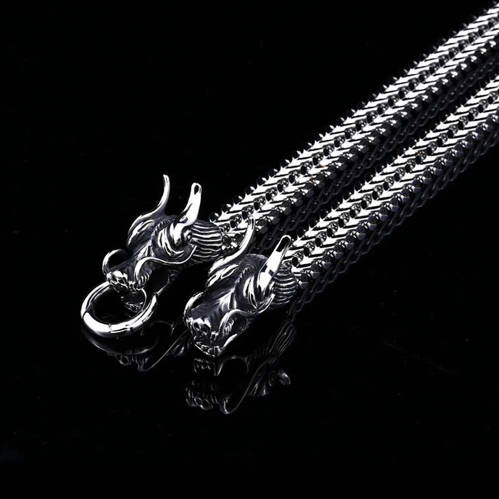 PENDRA Wolfcrest Stainless Steel Animal Cuff Bracelet