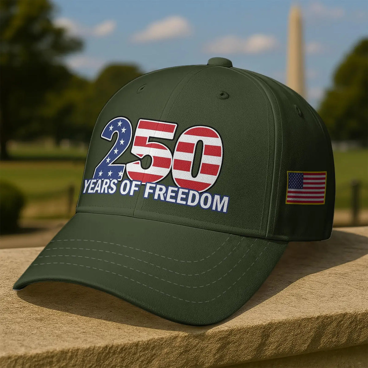 USA 250 Years Of Freedom Baseball Cap, 4th of July Hat, 1776–2026 Cap for Men & Women, Patriotic Gift, Independence Gifts Idea
