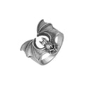 PENDRA Batwing 316L Stainless Steel Bat Ring