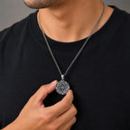 PENDRA Compass Antique Pendant Necklace