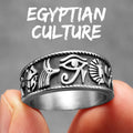 PENDRA Egypt Pharaoh Eye Steel Ring