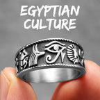 PENDRA Egypt Pharaoh Eye Steel Ring