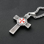 PENDRA Crossshield Stainless Steel Cross Shield Pendant
