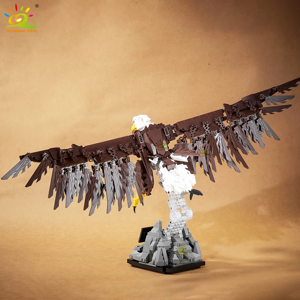 PENDRA HUIQIBAO1214PCS Eagle Falcon Building Set