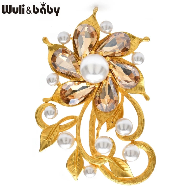 PENDRA Florielle11 Crystal Brooch