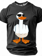 PENDRA Duck Print Loose Comfortable Short Sleeve T-Shirt