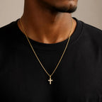 PENDRA Cross Zircon Pendant Necklace