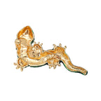 PENDRA Gecko Gleam Enamel Rhinestone Gecko Brooch