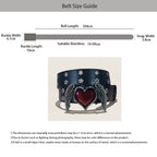 PENDRA Koraellea Leather Eyelet Gothic Belt