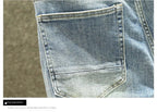Designer Men's Jeans Luxury Fashion Slim Fit Denim Jeans Stylish korean and Casual Spring and Autumn Look Casual Pencil Pants