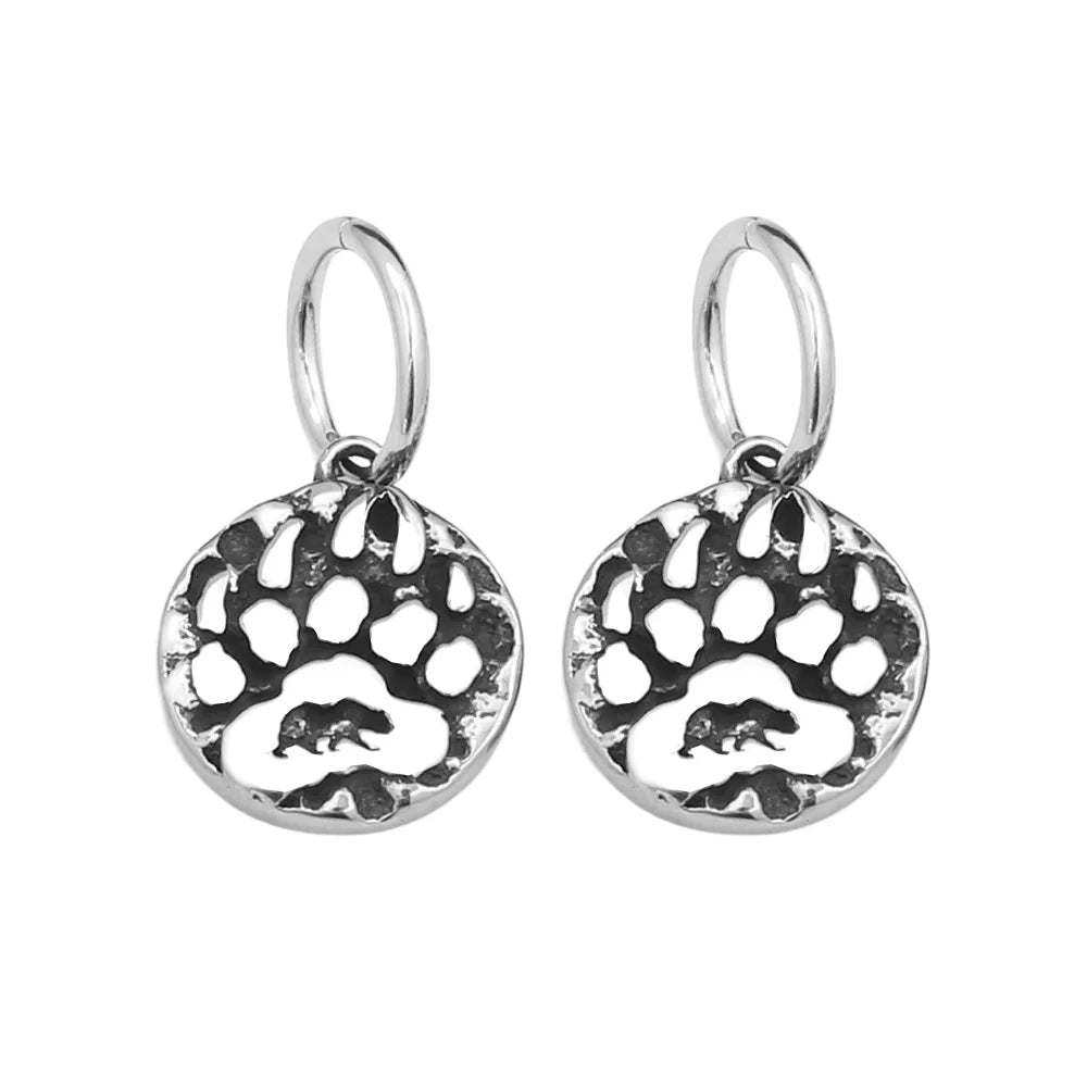 PENDRA Valknut Nordic Rune Earrings
