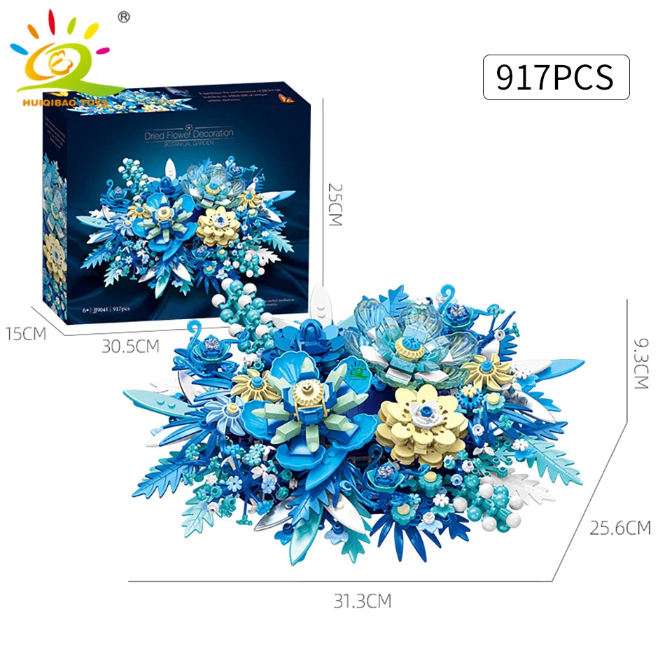 PENDRA Flores Bouquet Floral Building Set