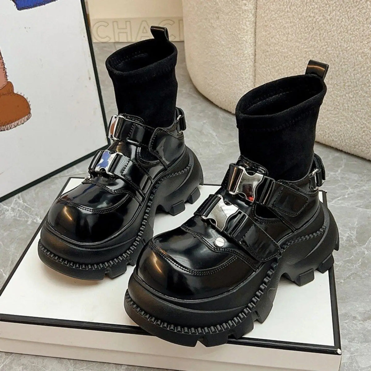PENDRA Round Head Muffin Boots