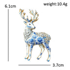 PENDRA Hart Antler Deer Brooch