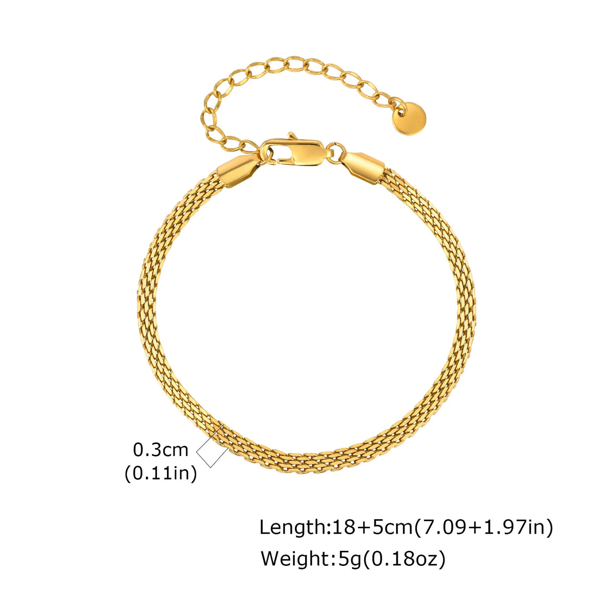 PENDRA 8Mm Mesh Bracelet