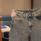PENDRA Straight Wide Coffee Pants