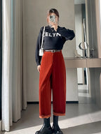 PENDRA Graywork Multi Pocket Wide Leg Pants