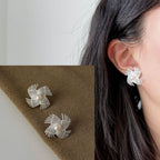 PENDRA Liquid Lava Sterling Silver Earrings