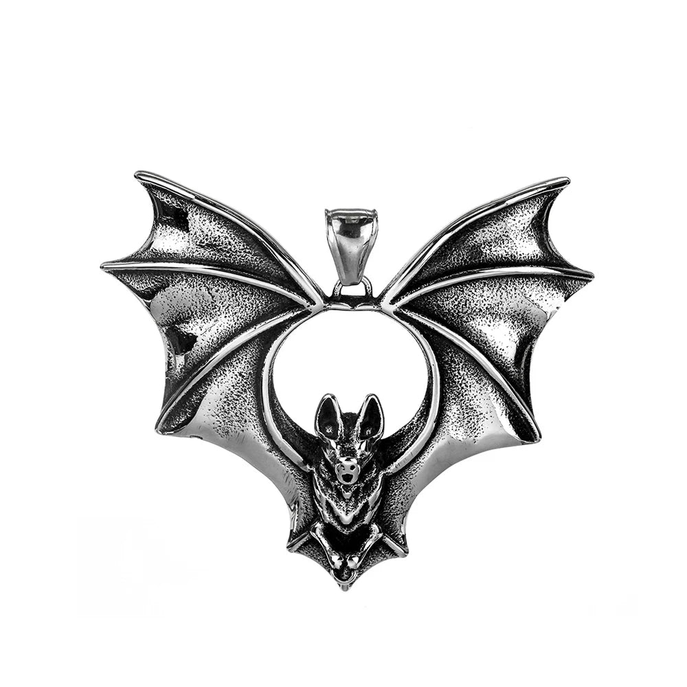 PENDRA Batwing Punk Bat Pendant Necklace