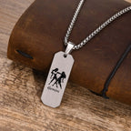 PENDRA Zodiac Bar Pendant Necklace