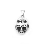 PENDRA Ghostskull Gothic Ghost Skull Pendant Necklace