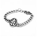 Classic Vintage Knights Templar Iron Cross Bracelet Stainless Steel Punk Hip Hop Christian Cross Men Bracelets Religious Jewelry