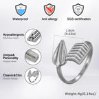 PENDRA Ravdell Arrow Motif Ring