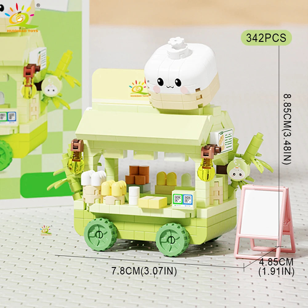 PENDRA Cute Food Micro Building Set