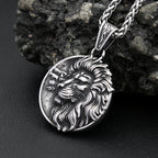 PENDRA Lioncrest Nordic Viking Lion Pendant