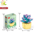 PENDRA Succulent Potted Floral Building Set