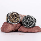 PENDRA St Michael Good Steel Ring