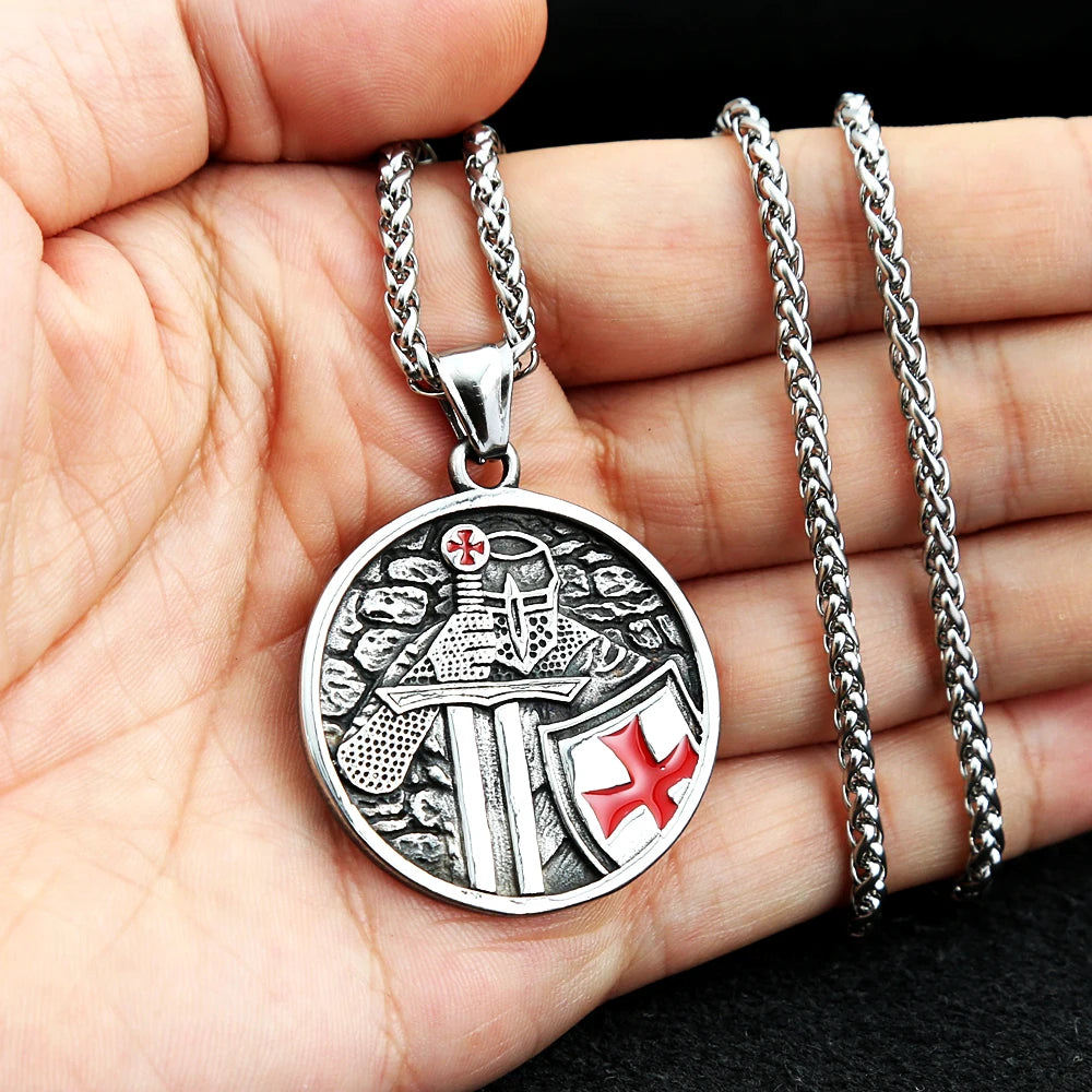 PENDRA Templarforge Knight Templar Cross Pendant