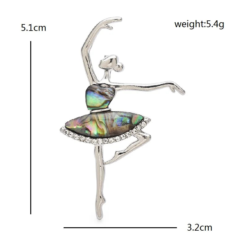 PENDRA Classic Abalone Shell Brooch