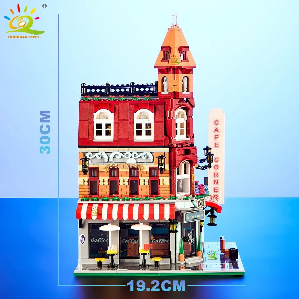PENDRA Corner Coffee Micro Building Set