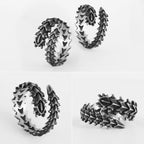 Stainless Steel Men Rings Eivil Dragon Spine Punk Trendy for Women Biker Fashion Jewelry Halloween Creativity Gift Wholesale