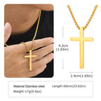 PENDRA Cross Gold Silver Pendant Necklace