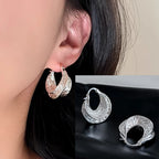 PENDRA Geometry Sterling Silver 2 Earrings
