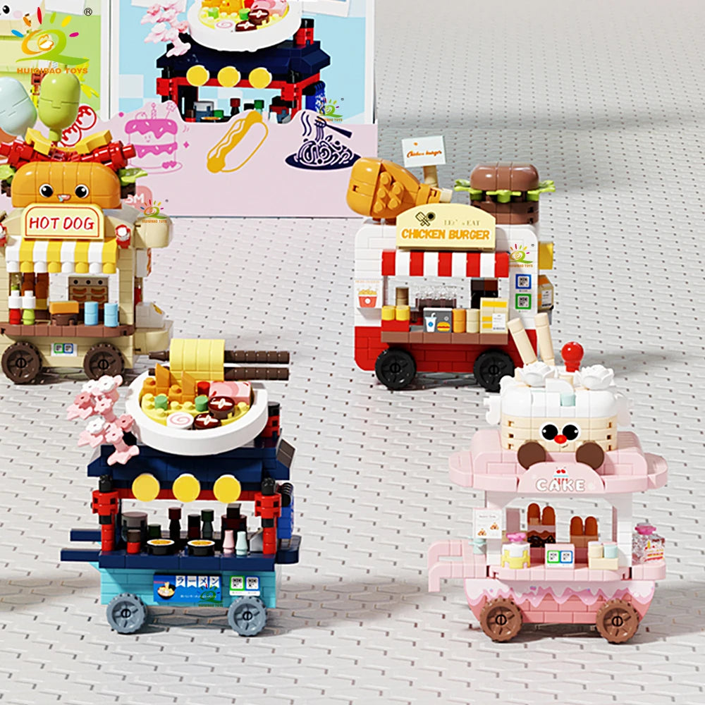 PENDRA Cute Food Micro Building Set