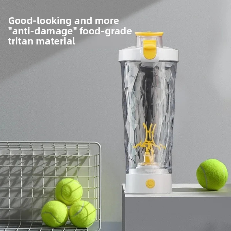 Rechargeable Electric Protein Shaker, Automatic Mixing Blender Bottle, BPA Free Portable Water Cup for Gym, Travel, Hiking,