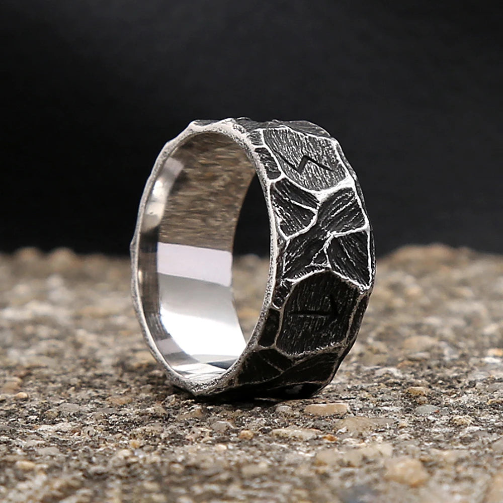 PENDRA Runestone Nordic Viking Rune Ring